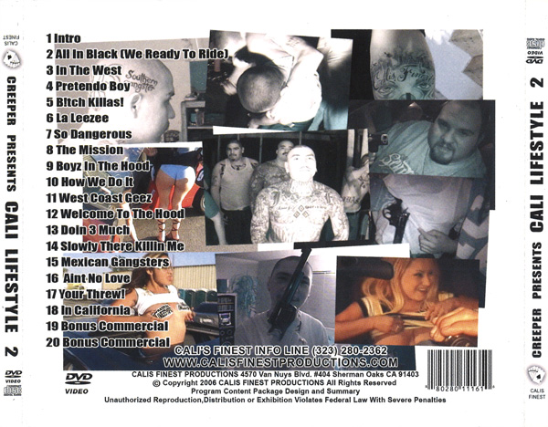 Creeper Presents... Cali Lifestyle 2 Chicano Rap Creeper Presents... Cali Lifestyle 2 Chicano Rap